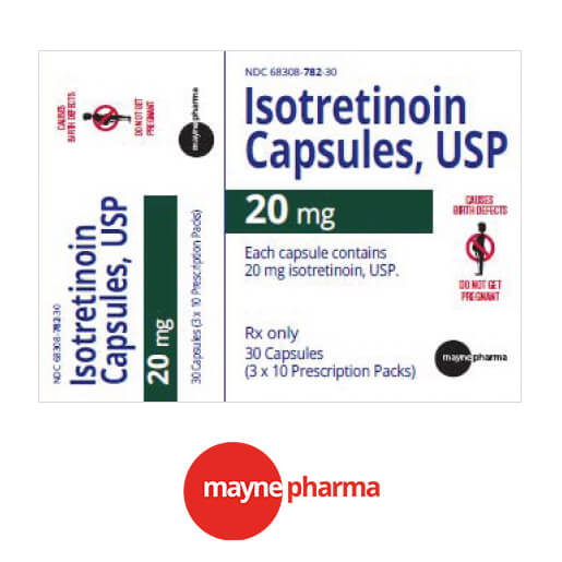 isotretinoin and glutathione Isotretinoin Capsules (Accutane) 20 mg Capsules Box of 30